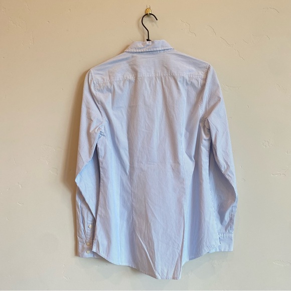 VINEYARD VINES Crystal Blue Mini Stripe Classic Dress Shirt - Picture 7 of 8